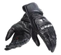 Dainese Druid 4 Leather Motorcycle Motorbike Gloves - Black / Black / Grey