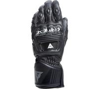 Dainese Druid 4 Motorcycle Leather Gloves Black / Black / Charcoal Grey