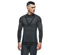 Dainese Dry LS, Motorcycle Base Layer Shirt, Men, Black/Blue, XL/X