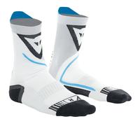 Dainese Dry Mid Motorcycle Socks - Black/Blue (607)