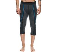 Dainese Dry Pants 3/4, Motorbike Base Layer Pants, Men, Black/Blue, L