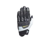 DAINESE - Ermex Gloves, Summer Motorcycle Gloves, Breathable with Mesh Inserts, Rigid Knuckle Protectors, Leather Reinforcements, Touchscreen, XXXL, Black and Green