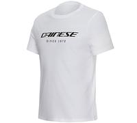 Dainese - Essence Wordmark T-Shirt, Short-Sleeved Crew-Neck T-Shirt, Man, White, M