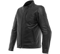 Dainese Fulcro Motorcycle Leather Jacket, black, size 44