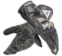 Dainese Full Metal 7 Motorcycle Motorbike Leather Gloves Black / Black
