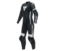 DAINESE GROBNIK LADY 1PC LEATHER MOTORCYCLE RACE RACING SUIT 948 BLACK WHITE
