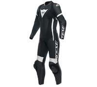 Dainese Grobnik Lady Leather 1 Piece Motorcycle Suit - Black/White (948)