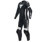 Dainese Grobnik Lady Leather 1 Piece Motorcycle Suit - Black/White (948)