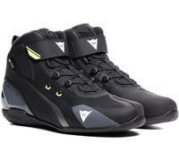 Dainese Herian D-WP waterproof Motorcycle Shoes, black-yellow, size 48 for Men