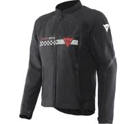 Motorcycle Jacket Man Dainese HEROSPHERE AIR Summer Black/White Stripes/Red