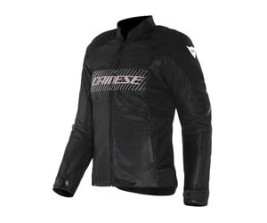 Dainese - Herosphere Air Tex Jacket Wmn, Ventilated And Summer Textile Motorcycle Jacket, Women, Black/White/Peach, 40