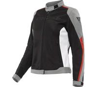 DAINESE HYDRAFLUX 2 D-DRY Damen Textiljacke schwarz-antrazitgrau-lava-rot 44