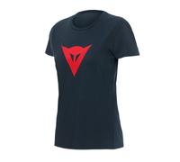 DAINESE HYPER SPEED DEMON LADIES CASUAL PADDOCK TEE T-SHIRT WOMEN 995 CARBONIO