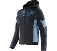 Dainese Ignite 2 Textile Motorcycle Urban City Jacket - Black / Blue Mirage