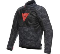 Dainese-Ignite Air Tex Jacket, Grey/Black/Red, 58 (UK 48) | Men's Casual Motorcycle Jacket in Mesh with Chest Protector Pockets