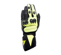 Dainese Impeto D-Dry waterproof Motorcycle Gloves, black-yellow, size 2XS for Men