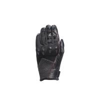 Dainese - Karakum Ergo-Tek Gloves, Summer Motorcycle Gloves, Ventilated Fabric, Knuckle Potectors, Men's Motorcycle Gloves, Black/Black, M