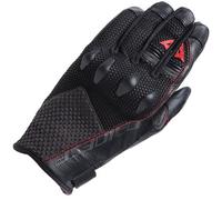 Dainese Karakum Ergo-Tek Magic Connection Textile Motorcycle Vented Gloves Black