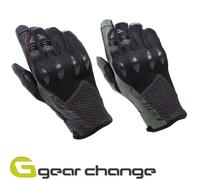 DAINESE DAINESE - Gloves Karakum Ergo-Tek Black / Army-Green L