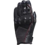 Dainese Karakum Ergo-Tek Summer Motorcycle Motorbike Leather Gloves Black / Red