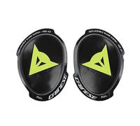 Dainese - Knee Slider Rss 4.0 - Full Kit, Knee Protector for Motorcycles, for Men and Women, Black/Fluo Yellow