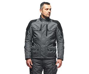 Dainese - Ladakh 3L D-Dry Jacket, Waterproof Motorcycle Touring Jacket, Protections On Shoulders And Elbows, 4 Seasons, Motorcycle Jacket For Men, Iron-Gate/Black, 44