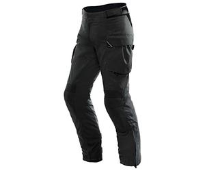 Dainese - Ladakh 3L D-Dry Pants, Motorcycle Touring Pants, 3 Layers Waterproof, Removable Thermal Layer, Motorcycle Pants For Men, Black/Black, 58