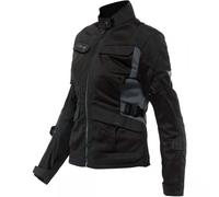 Dainese Ladies Desert Textile Motorcycle Motorbike Jacket Black / Black / Ebony