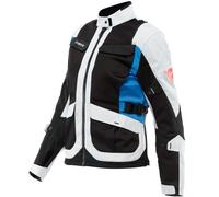 Dainese Ladies Desert Textile Motorcycle Motorbike Jacket - Grey / Black / Blue