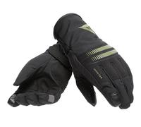 Dainese Ladies Motorbike Motorcycle Waterproof Plaza 3 D-Dry Gloves Black Green
