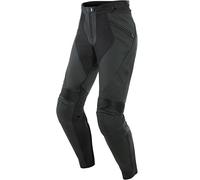 Dainese Ladies Pony 3 Motorcycle Motorbike Leather Trousers - Black Matt