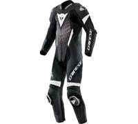 DAINESE LAGUNA SECA 1-Teiler Lederkombi kurz-lang perf. schwarz-weiß-antrazit 49T