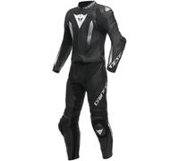 Leather suit Man Dainese LAGUNA SECA 5 2PCS Black/Black/White