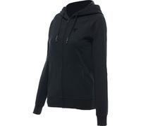 Dainese Logo Ladies Front Zip Casual Hoodie Black