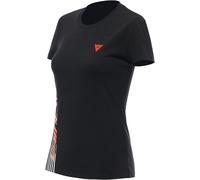 Dainese Logo Ladies T-Shirt, black-red, size 2XL for Women