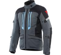 Dainese Mangen Absoluteshell Pro waterproof Motorcycle Textile Jacket, black-grey-blue, size 48 for Men