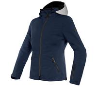 Dainese Mayfair Lady D-Dry Motorcycle Jacket - Glacier Grey/Black Iris