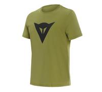 Dainese Men's Hyper Speed Demon Short-Sleeved Crew-Neck T-Shirt, Olive Branch, L