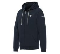 Dainese Men's Speed Demon Full-Zip Hoodie Cotton Sweatshirt with Hood and Zipper, Carbonio, M