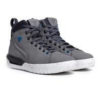 Dainese Metractive Woman D-WP Shoes, Leather Waterproof Motorcycle Sneakers, Women, Dark-Gray/White, 39
