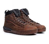 DAINESE METRACTIVE D-WP WATERPROOF SHORT MOTORCYCLE BOOTS BROWN NATURAL RUBBER