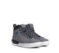 Dainese Metractive Woman D-WP Shoes, Leather Waterproof Motorcycle Sneakers, Women, Dark-Gray/White, 39