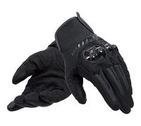 Dainese - Mig 3 Air Tex Gloves, Motorbike Gloves with Reinforced Palm, Motorcycle Gloves with Touchscreen Sensor, Knuckle Protectors, Mens Leather Gloves Stretchy and Breathable, Black