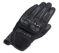 Dainese Mig 3 Air Textile Motorcycle Motorbike Gloves - Black / Black