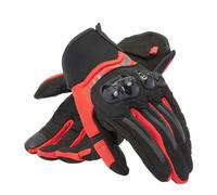 Dainese MIG 3 Air Motorcycle Motorbike Textile Gloves Black / Lave Red