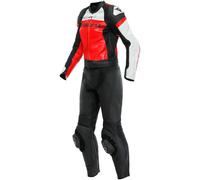 DAINESE MIRGAE LADY leather suit 2-piece black-lava red-white 46