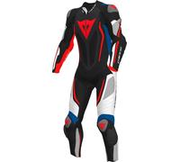 DAINESE MISANO 2 D-AIR 1-piece leather suit perforated black-white-blue 50