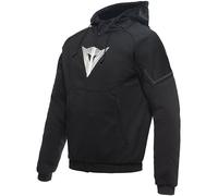 Dainese Motorbike Motorcycle Daemon-X Safety Hoodie Full Zip - Black / White