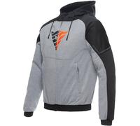 DAINESE DAINESE - Jacket Daemon-X Safety Melange-Grey / Black / Red Fluo 58