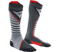 Dainese Thermo Long Socks, Motorbike Thermal Socks, for Men and Women, Black/Red, 4547